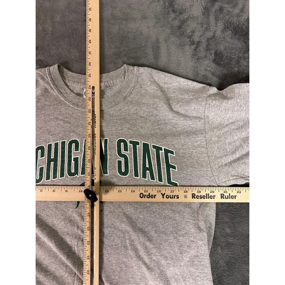 Y2K Michigan State Spartans Heavyweight Cotton T Shirt Men's‎ Medium